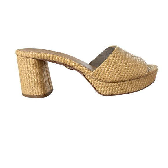 Veronica Beard Dali Leather Platform Sandals - Picture 3 of 9